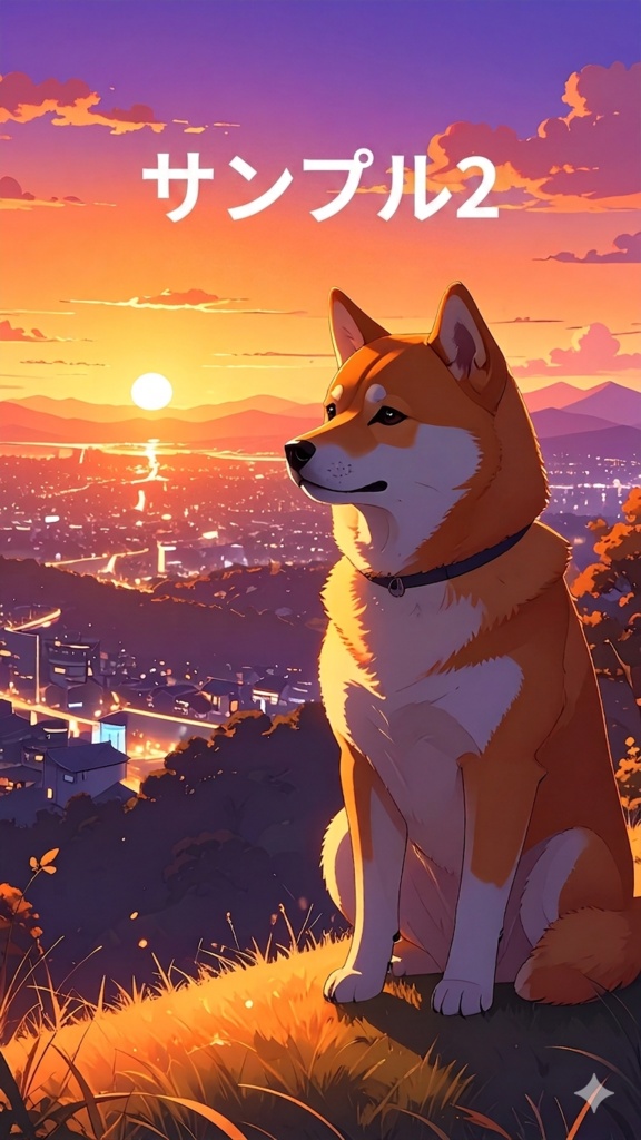 夕方の景色5(スマホ向け)