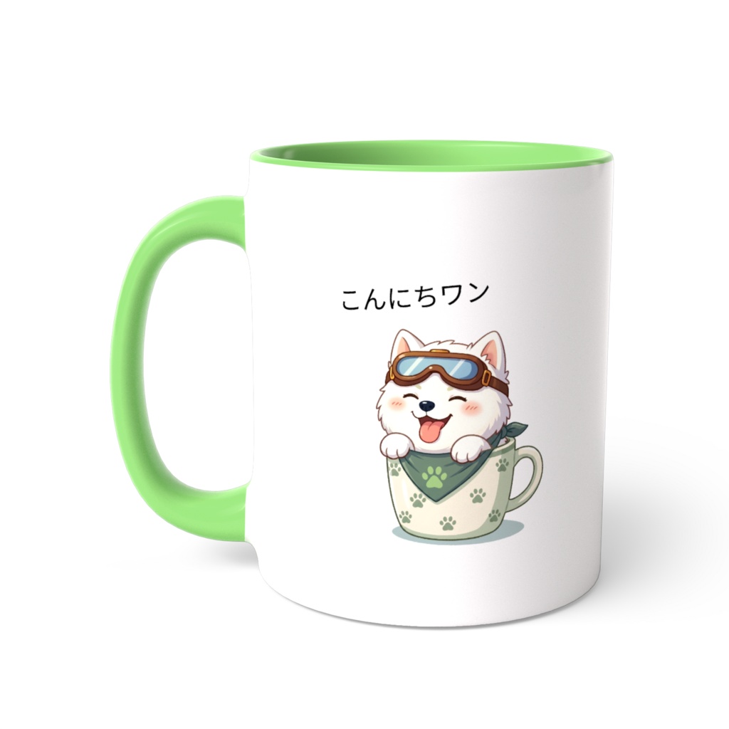 僕のアイコン柴犬(ナナ)の仲間(シラタマ)ツートンマグカップ