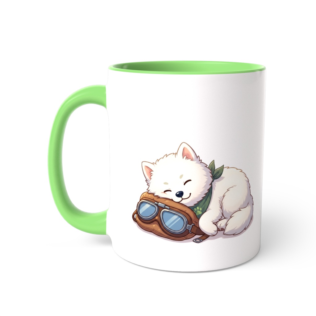 シラタマ(あくび中)ツートンカラーマグカップ