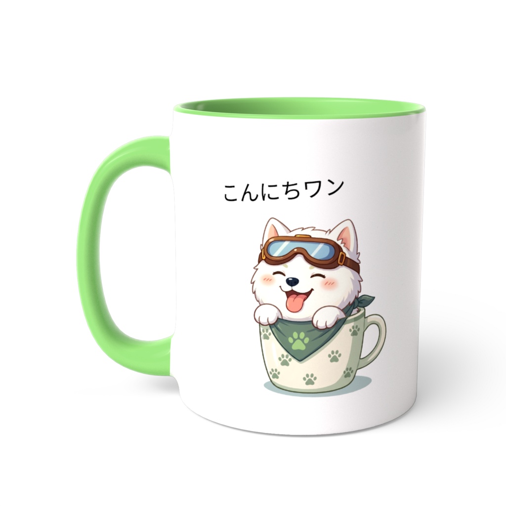 シラタマ(かくれてます) ツートンカラーマグカップ