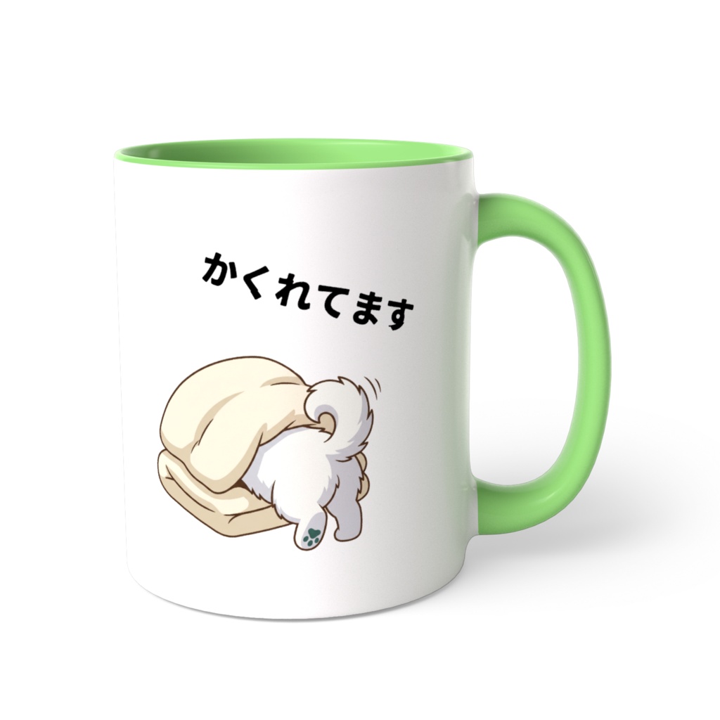 シラタマ(かくれてます) ツートンカラーマグカップ