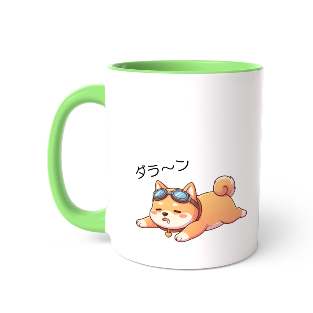 柴犬 ナナ(イヌ。) ツートンカラーマグカップ