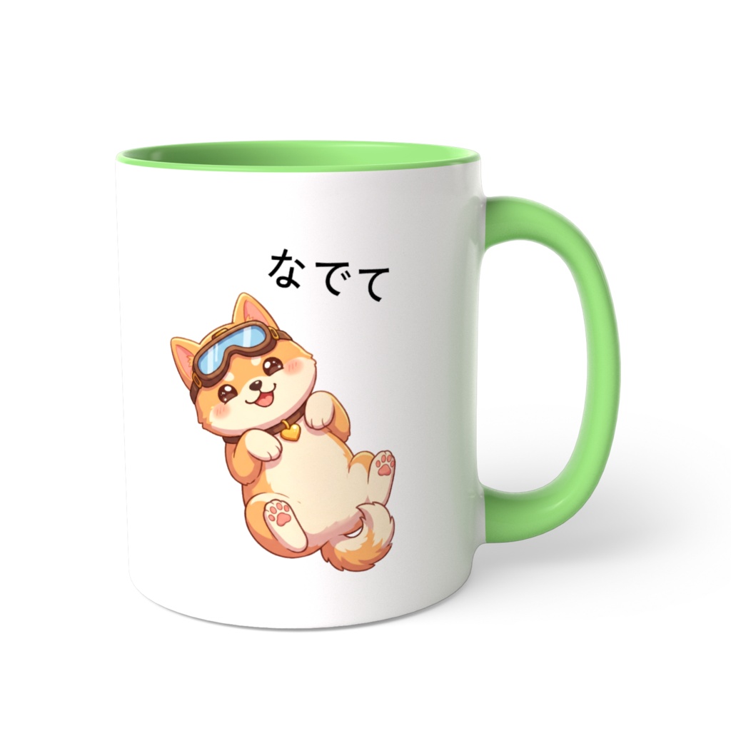柴犬 ナナ(なでて) ツートンカラーマグカップ