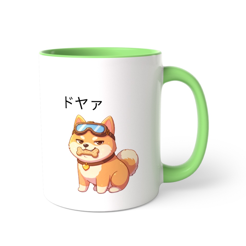 柴犬 ナナ(ドヤァ) ツートンカラーマグカップ