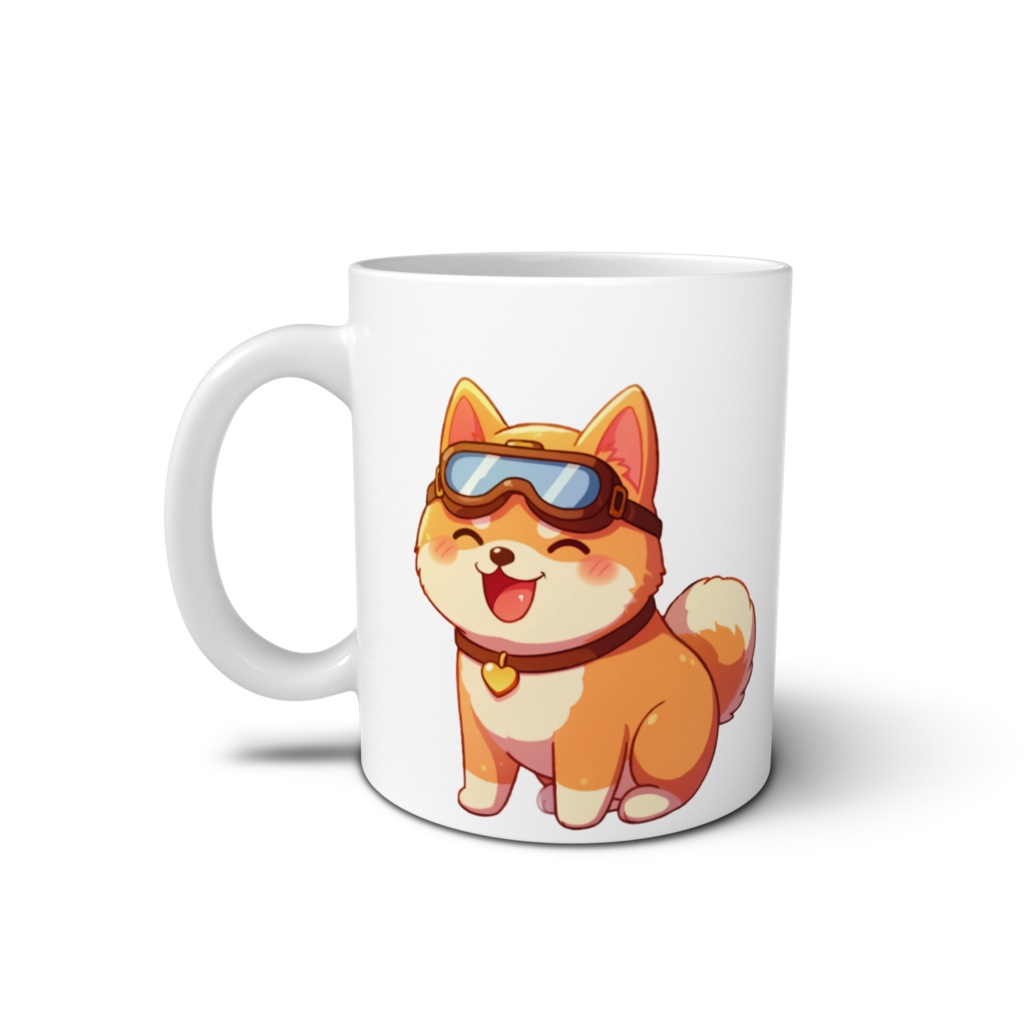 柴犬 ナナ(だれにもわたさん) マグカップ