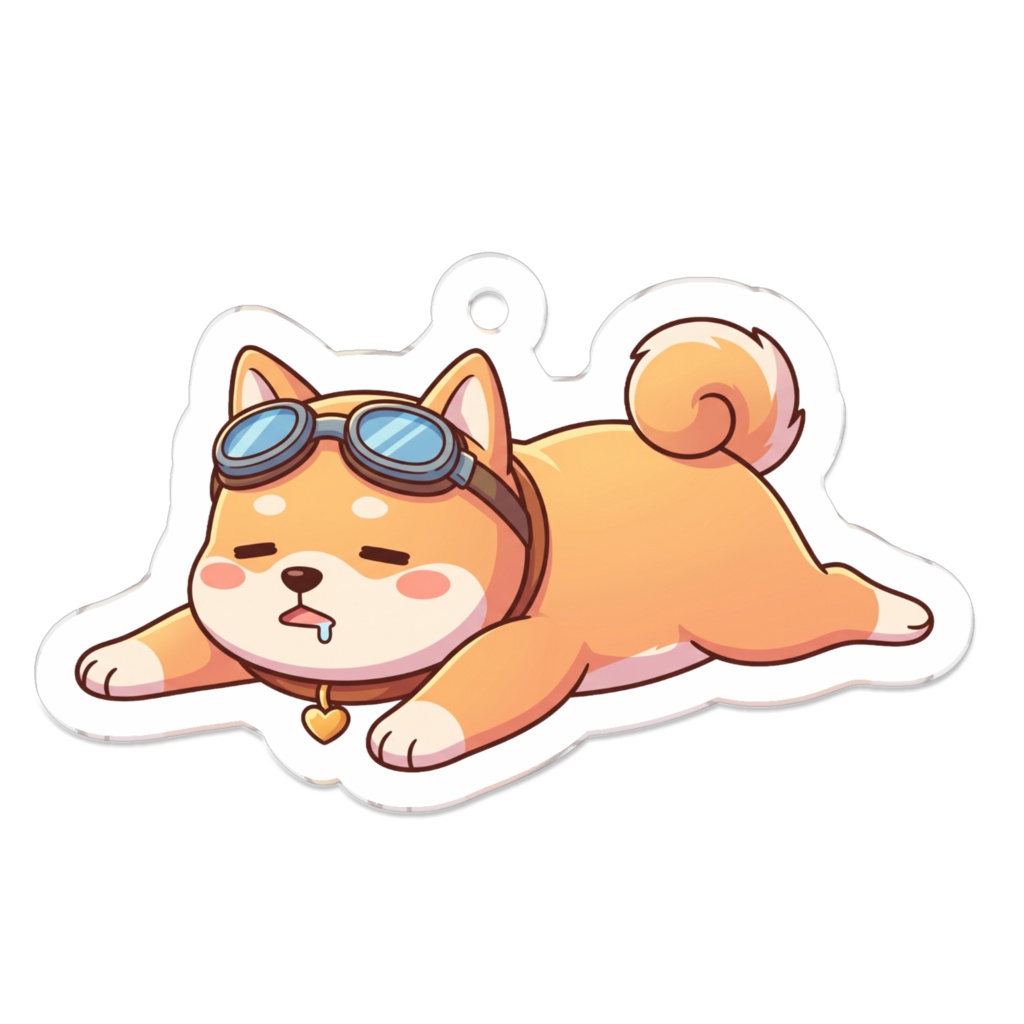 柴犬(ナナ)　アクリルキーホルダー2