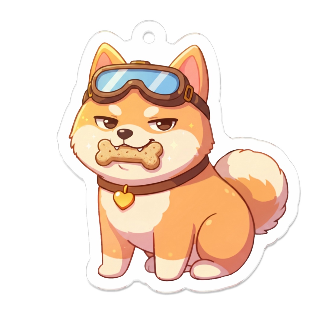 柴犬(ナナ) アクリルキーホルダー6