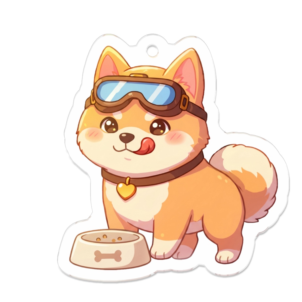 柴犬(ナナ) アクリルキーホルダー7
