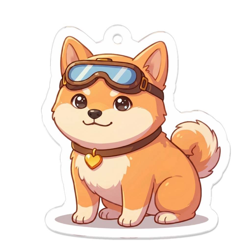 柴犬(ナナ) アクリルキーホルダー8