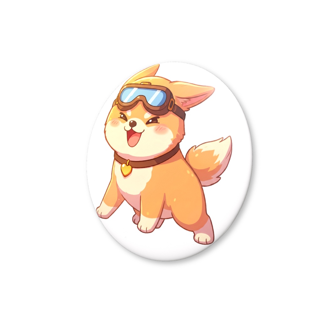 柴犬(ナナ) 缶バッジ4