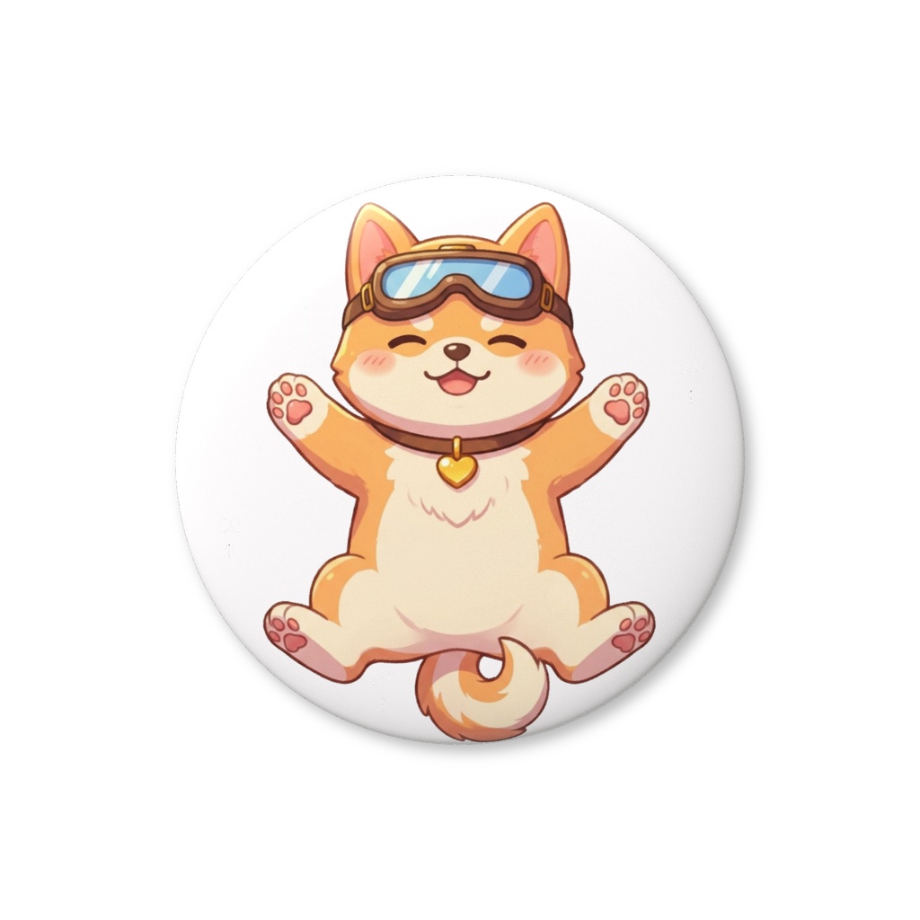 柴犬(ナナ) 缶バッジ５
