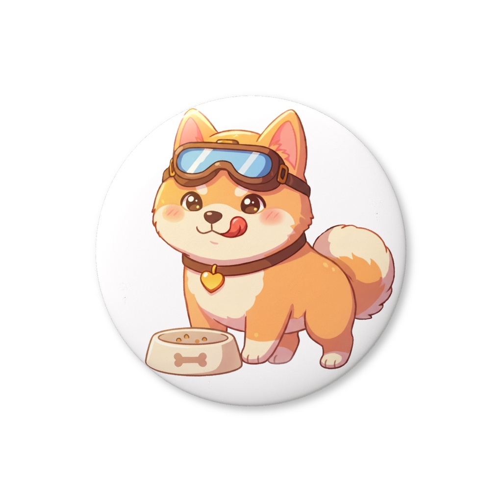 柴犬(ナナ) 缶バッジ７