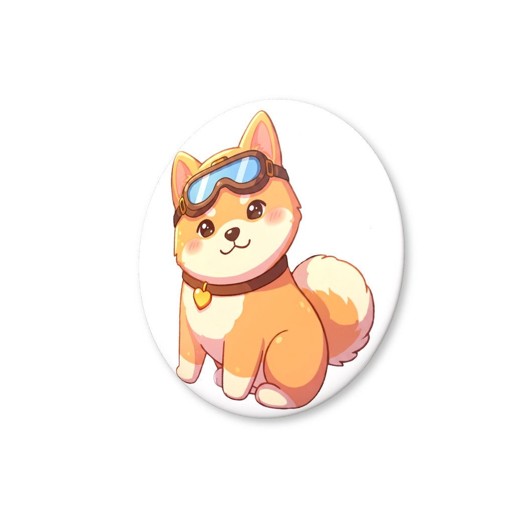 柴犬(ナナ) 缶バッジ10