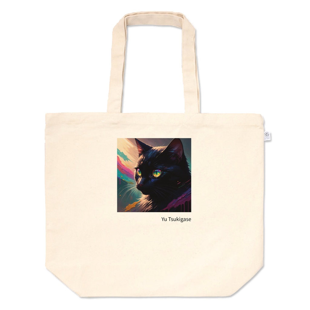 黒猫 トートバッグ