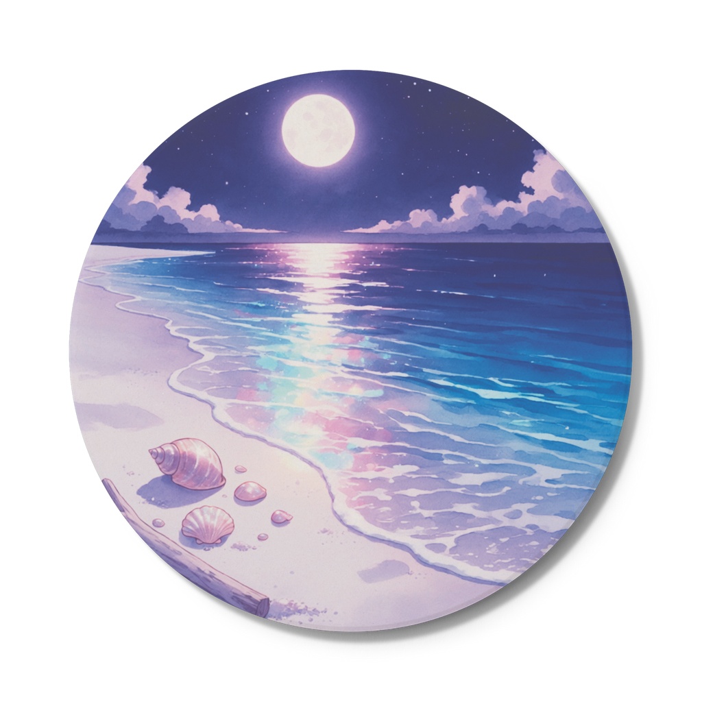 夜の海 コースター