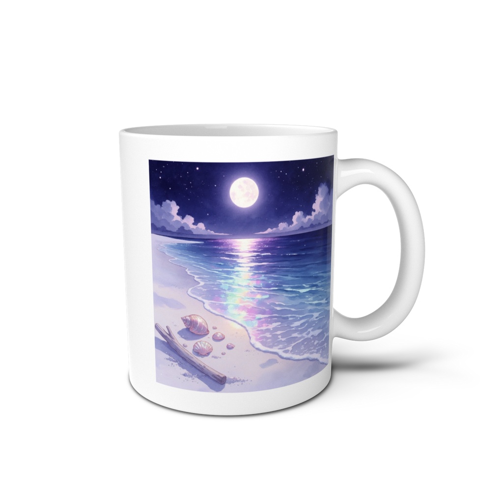 夜の海 マグカップ