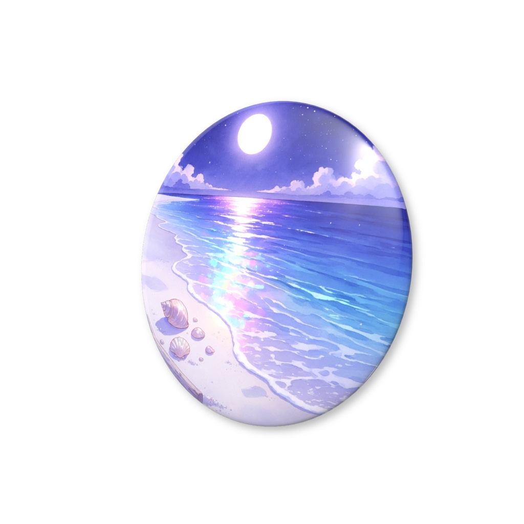 夜の海 缶バッジ