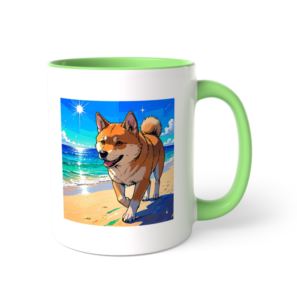 柴犬 ツートンカラーマグカップ