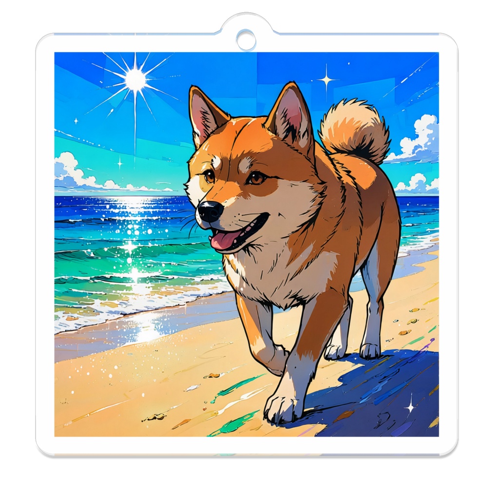 柴犬 アクリルキーホルダー