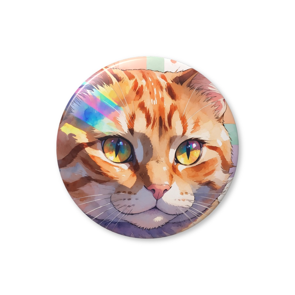猫 缶バッジ