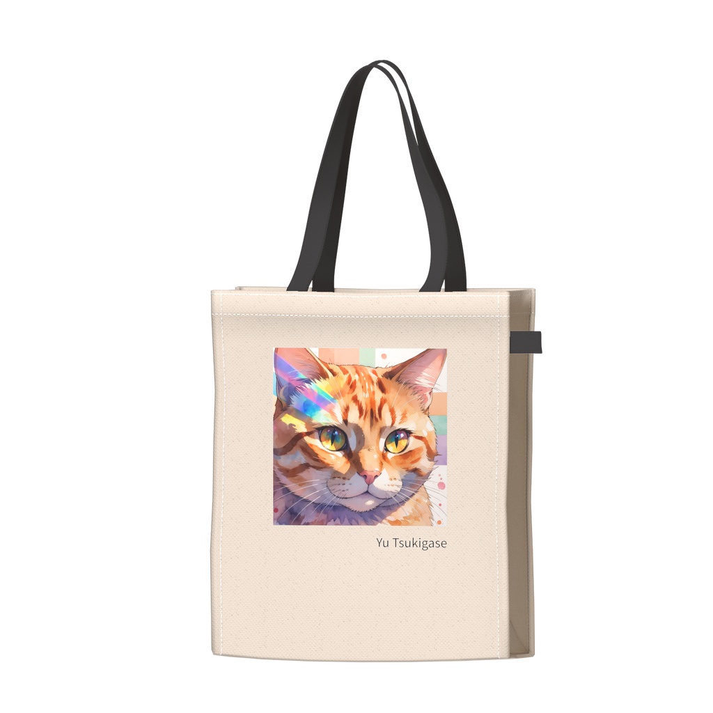 猫 ツートンカラーバッグ