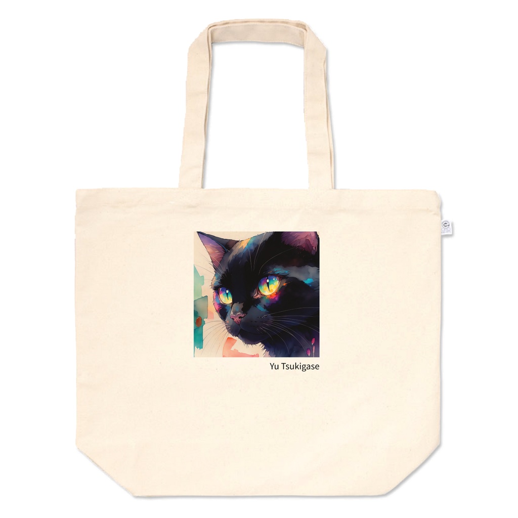 黒猫 トートバッグ