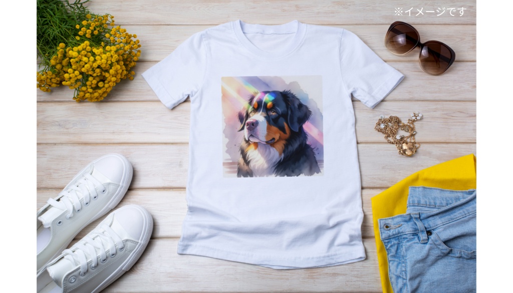 バーニーズ・マウンテン・ドッグ Tシャツ