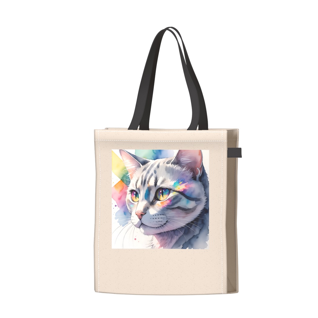 猫 ツートンカラーバッグ