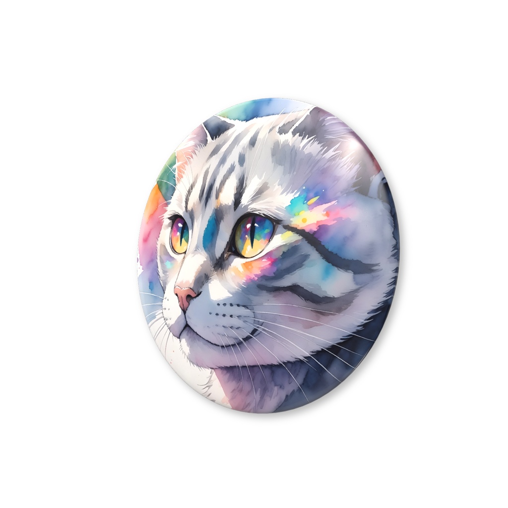 猫 缶バッジ