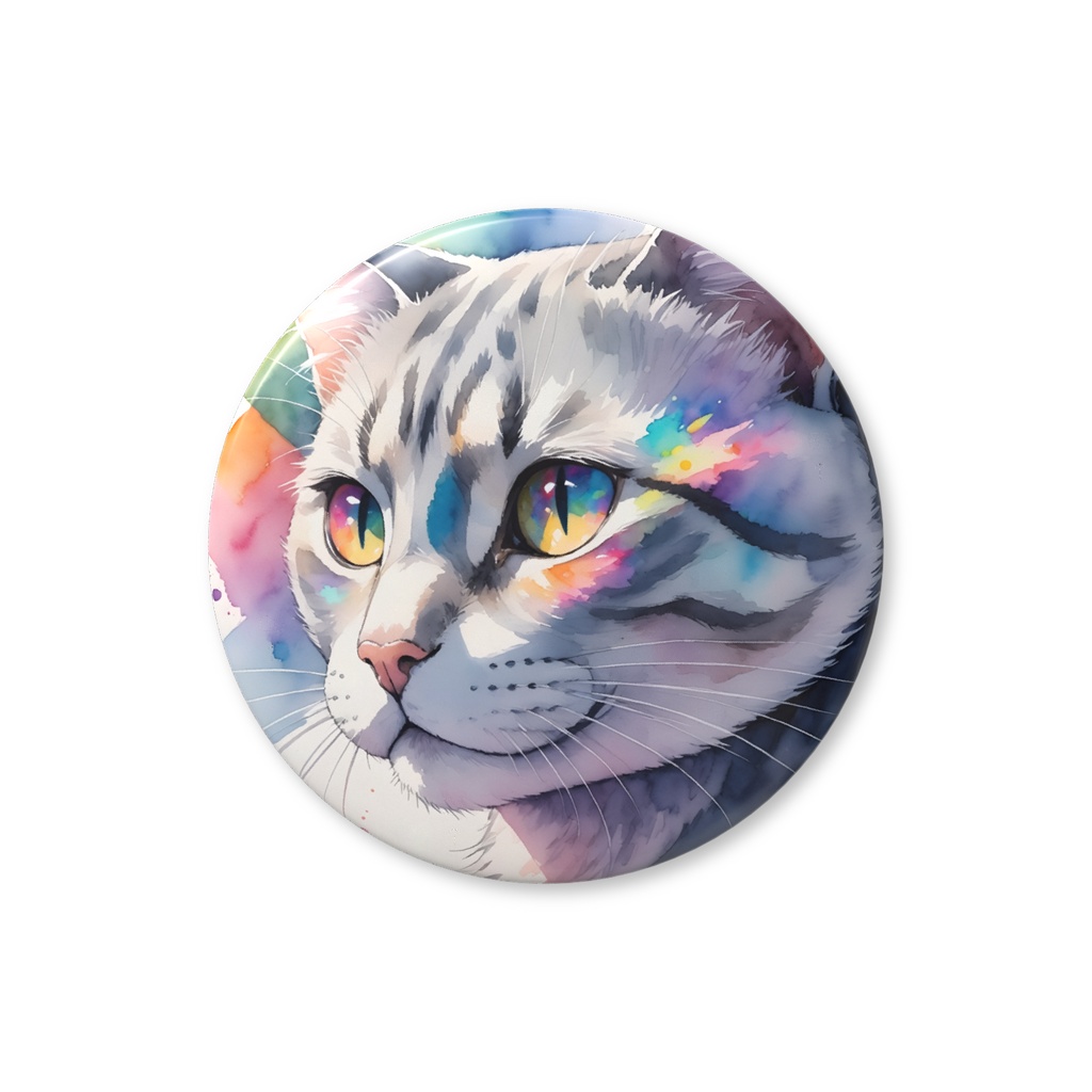 猫 缶バッジ