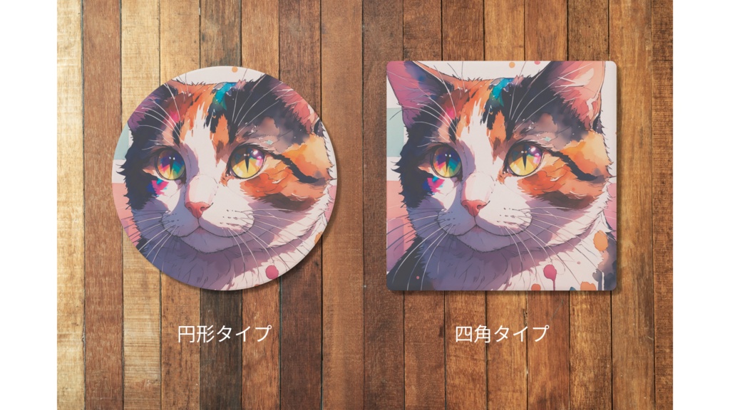 三毛猫 コースター