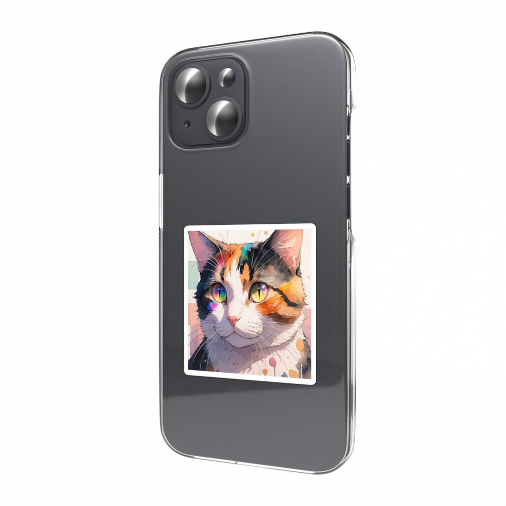 三毛猫 スマホステッカー