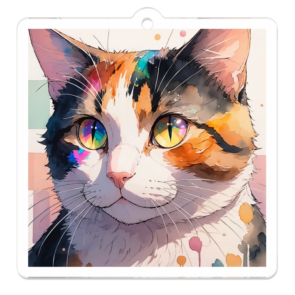 三毛猫 アクリルキーホルダー