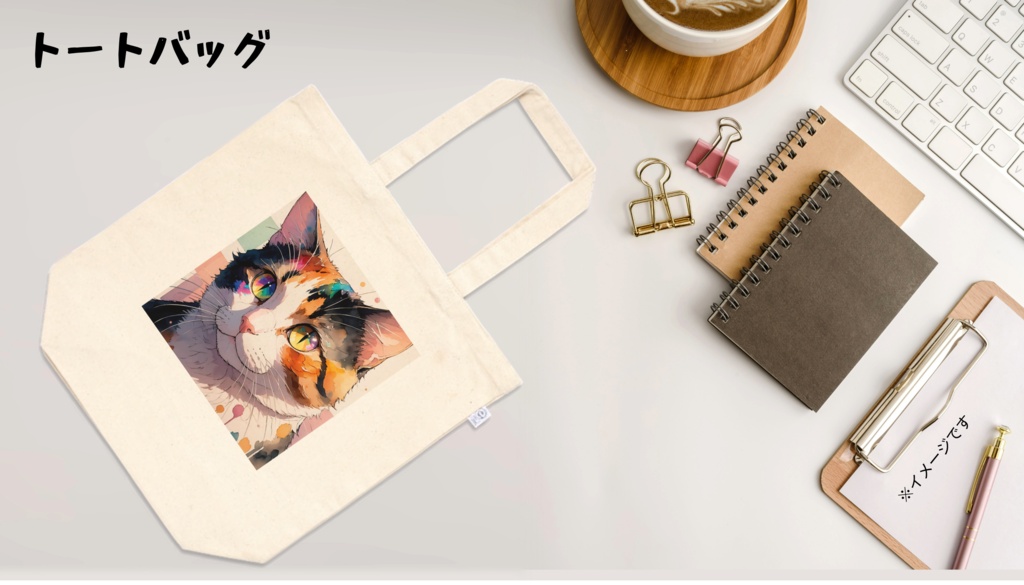 三毛猫 トートバッグ
