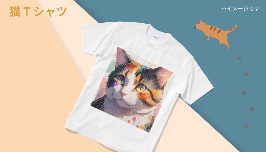 三毛猫 Tシャツ