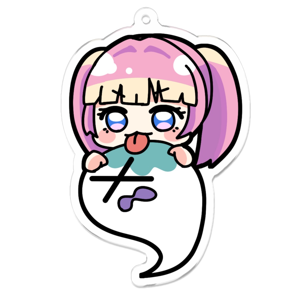 悪霊退散!?オバケべろべろアクリルキーホルダー