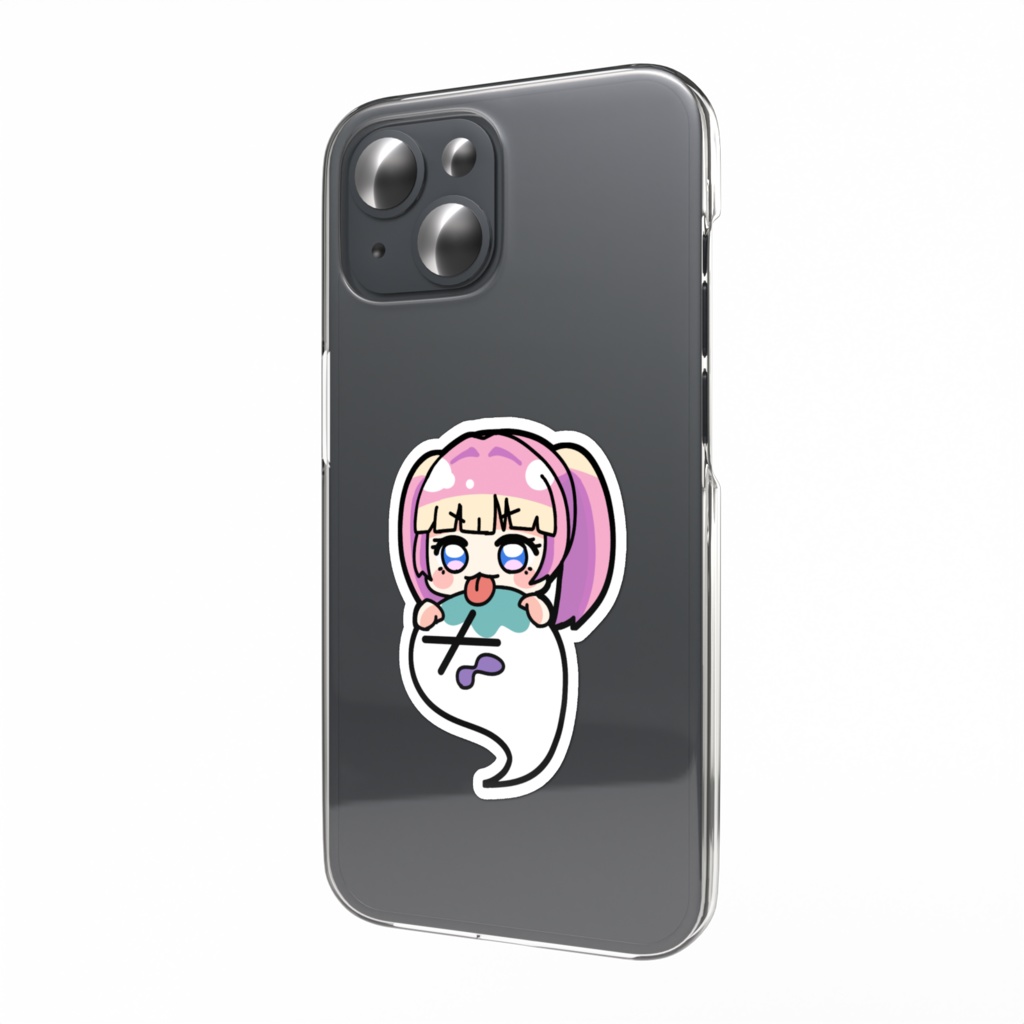 悪霊退散！？オバケべろべろスマホステッカー