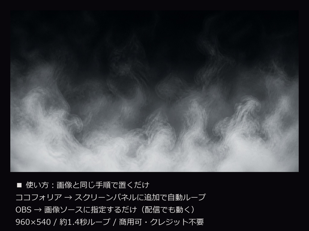 【ココフォリア対応】TRPGホラー演出 動く素材集 120種|WebP+APNG 全120種1MB未満 12カテゴリ