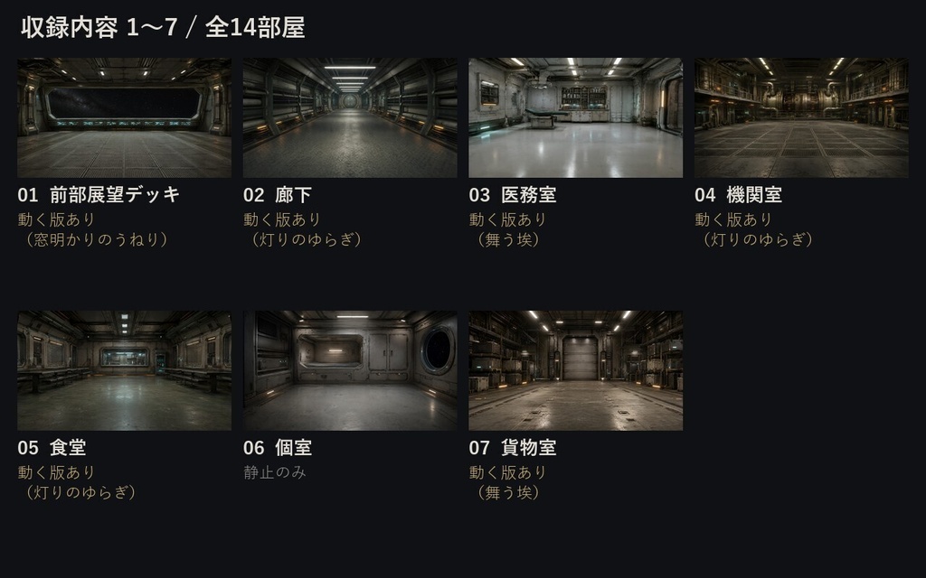 【お部屋素材】宇宙船・宇宙ステーション 14部屋+動く版13点 ココフォリア対応 全27点【無料あり】