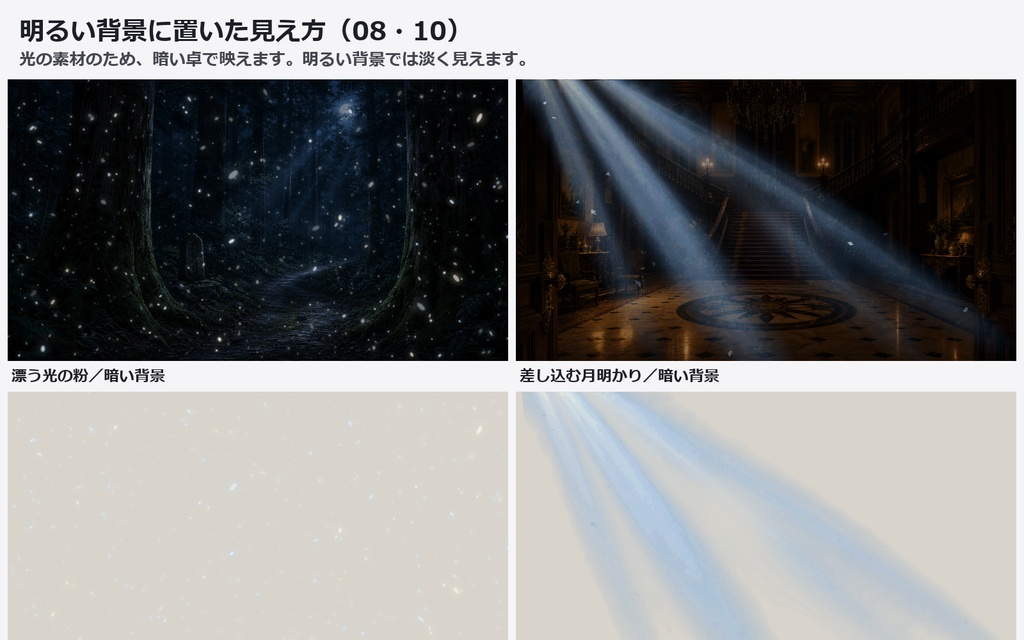 【演出素材】【無料あり】【TRPG/ココフォリア対応】ホラー演出 vol.7 10種|灰・血の雨・狐火・赤い月・黒い靄・滲む血・夜桜・焼け抜けるフィルム(動くWebP+APNG)