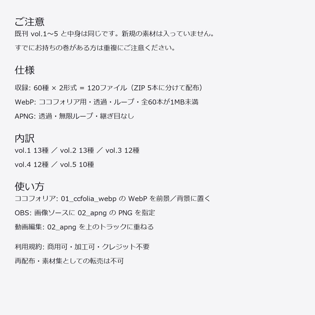 【演出素材】【無料あり】【TRPG/ココフォリア対応】ホラー演出 全画面ループ 総集編 60種|vol.1〜5 まとめ(動くWebP+APNG)
