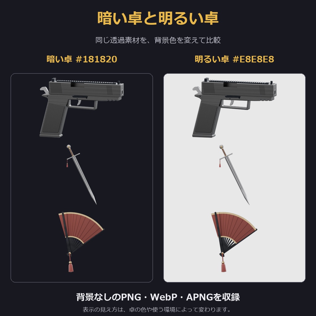 【武器素材】【無料あり】【TRPG/ココフォリア対応】武器素材 200種まとめパック 動くギミック付き