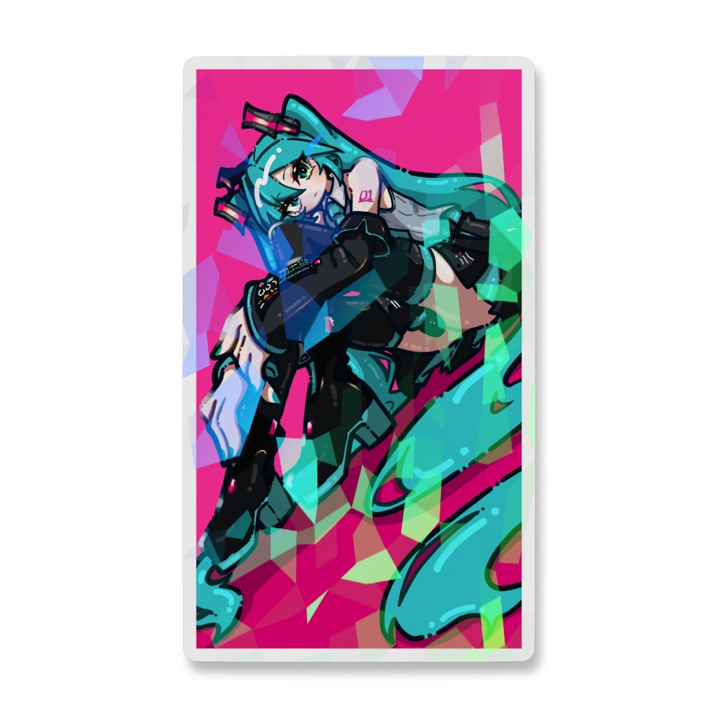 初音ミクV6ホログラムステッカー