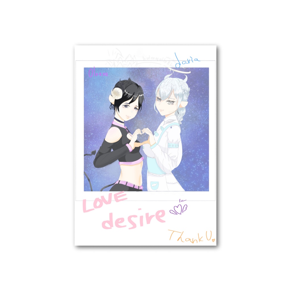 天界アイドルdesireチェキ風