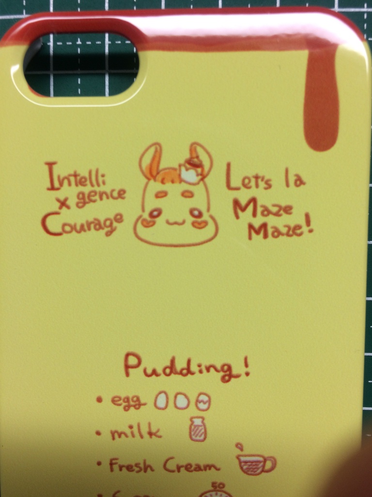 キュアカスタードiPhoneケース