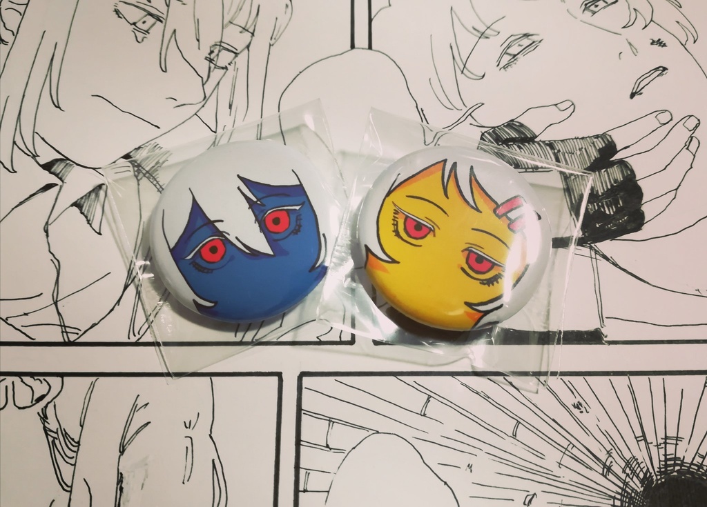 シルアリ缶バッチ