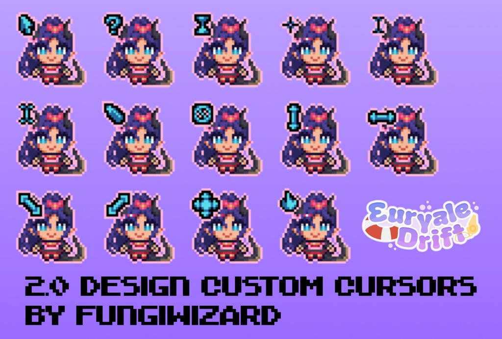 Euryale Drift 2.0 Design Custom Animated Cursor
