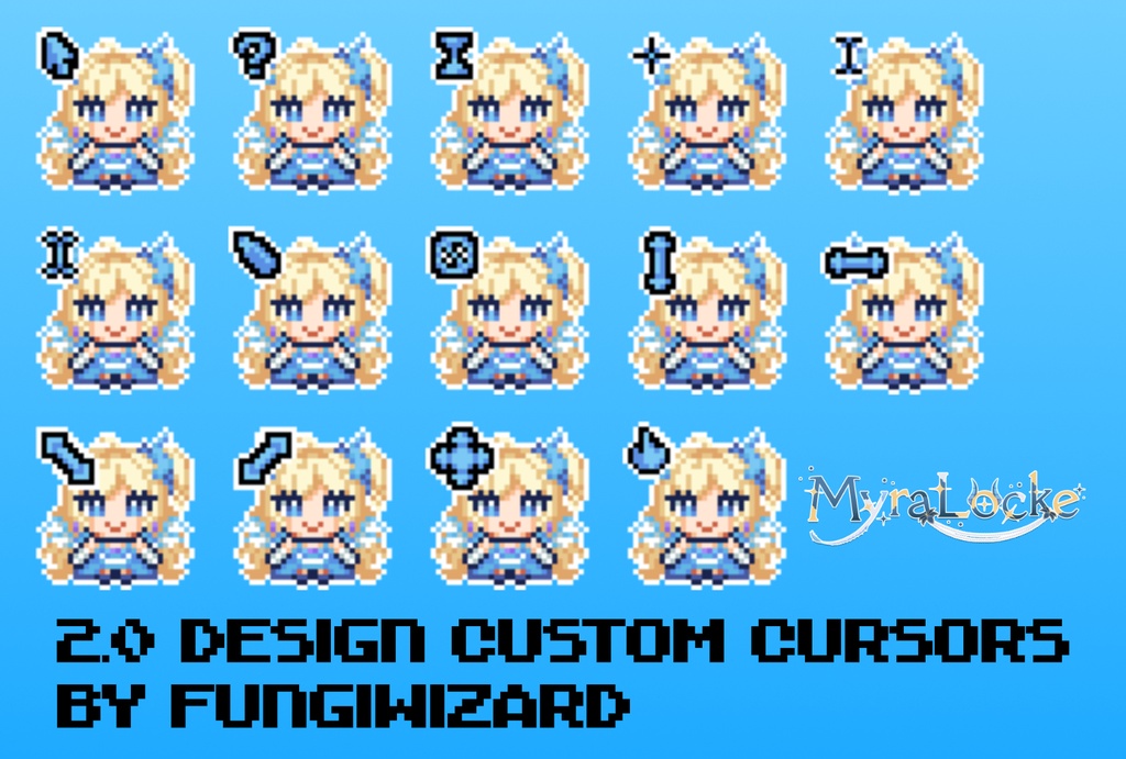 Myra Lock 2.0 Design Custom Animated Cursor