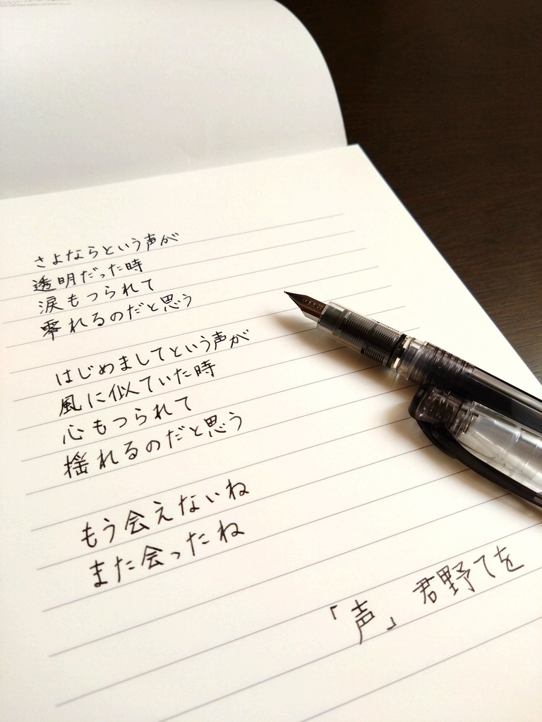 【購入前のDM必須】君の手に君のための詩を贈る