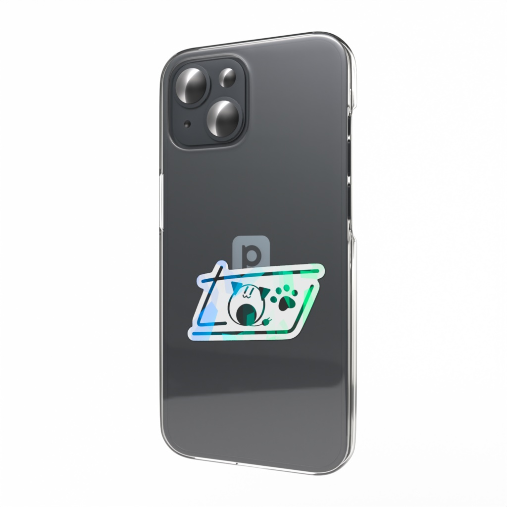 織望とい ⋈ toyロゴ （ホログラムスマホステッカー）〚 受注生産 〛